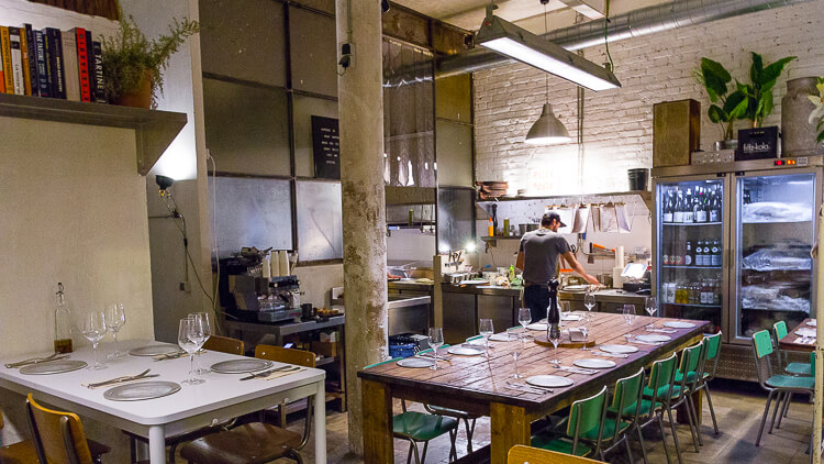 Bakery de día y pizzería de noche en Lavapiés